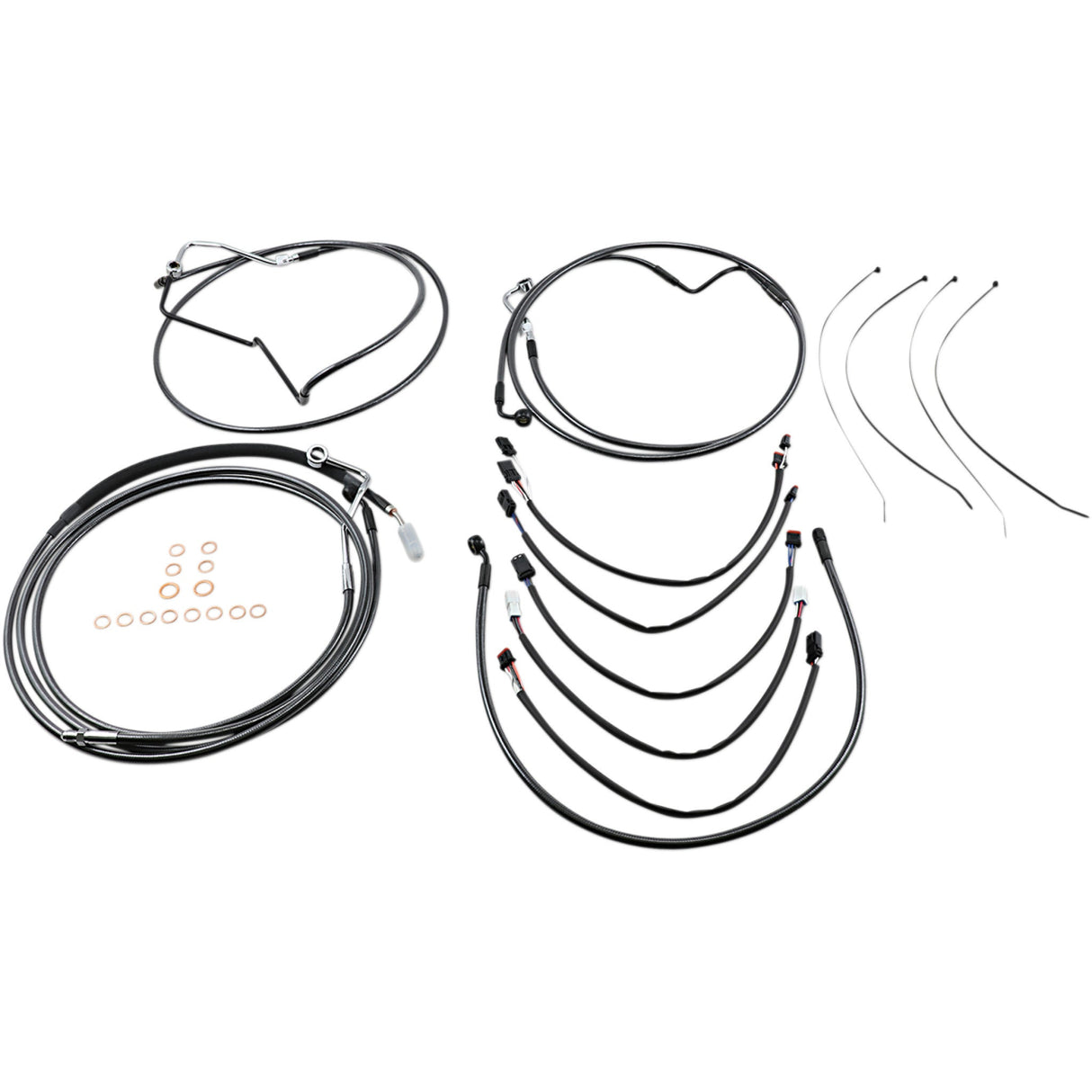 Magnum Shielding Cable Kit - 487412 For Harley Road King Special 2017-2019