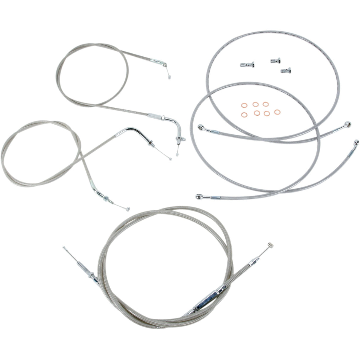 Baron Cable Kit - BA-801300KT-18 Yamaha V-Star 1300 2007-2017