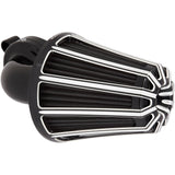 Arlen Ness Monster Sucker® Air Cleaner Kit — 10 Gauge Black - 81-035 For Harley Motorcycles 2017-2025