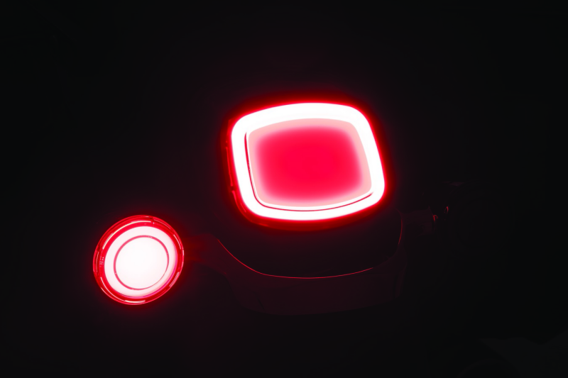 Kuryakyn 2907 Tracer L.e.d. Front Turn Signal Insert, Red Light, Smoke Lens 1156