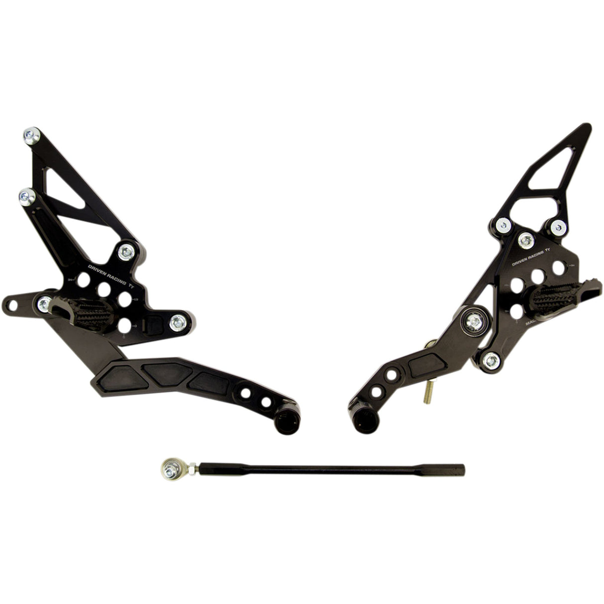DRIVEN RACING 1623-0208 DRP-709-BK TT Rearsets TT Rearset - FZ07