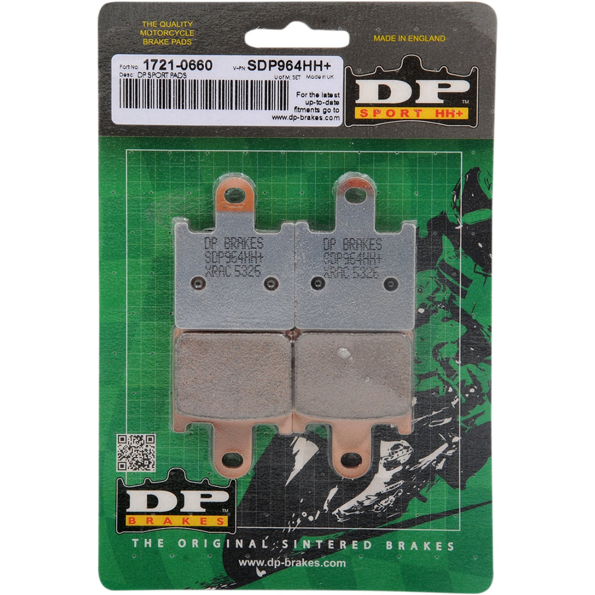 DP BRAKES 1721-0660 SDP964 SDP Sport HH+ Sintered Brake Pads Sintered Brake Pads - Kawasaki