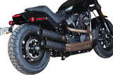 Ceramic Black Grand National Mufflers for Fat Bob - 1801-1234