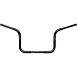 FAT Baggers INC. 1-1/4" EZ Install Round Top Handlebar 10" Black - 943010-B For Harley Street Glide 2023-2026