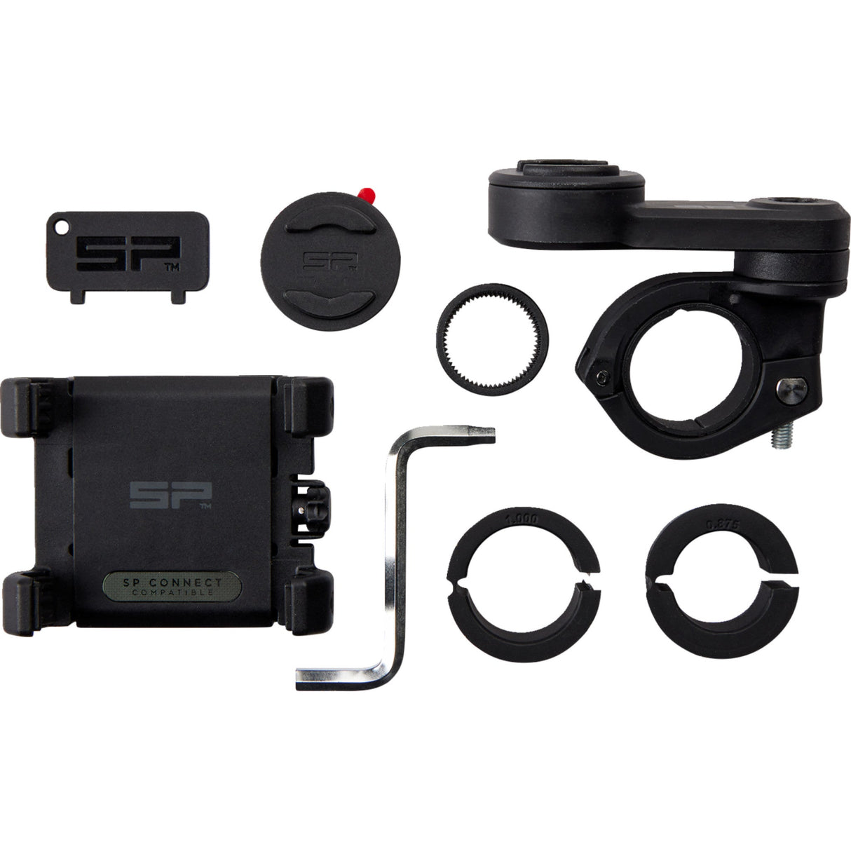 SP CONNECT 0636-0451 52400 Moto Mount LT Phone Holder Kit - SPC+ - LT - Universal Clamp