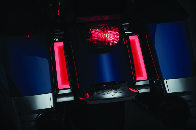 Kuryakyn 2900 Tracer L.e.d. Inserts For Saddlebag Supports Chrome
