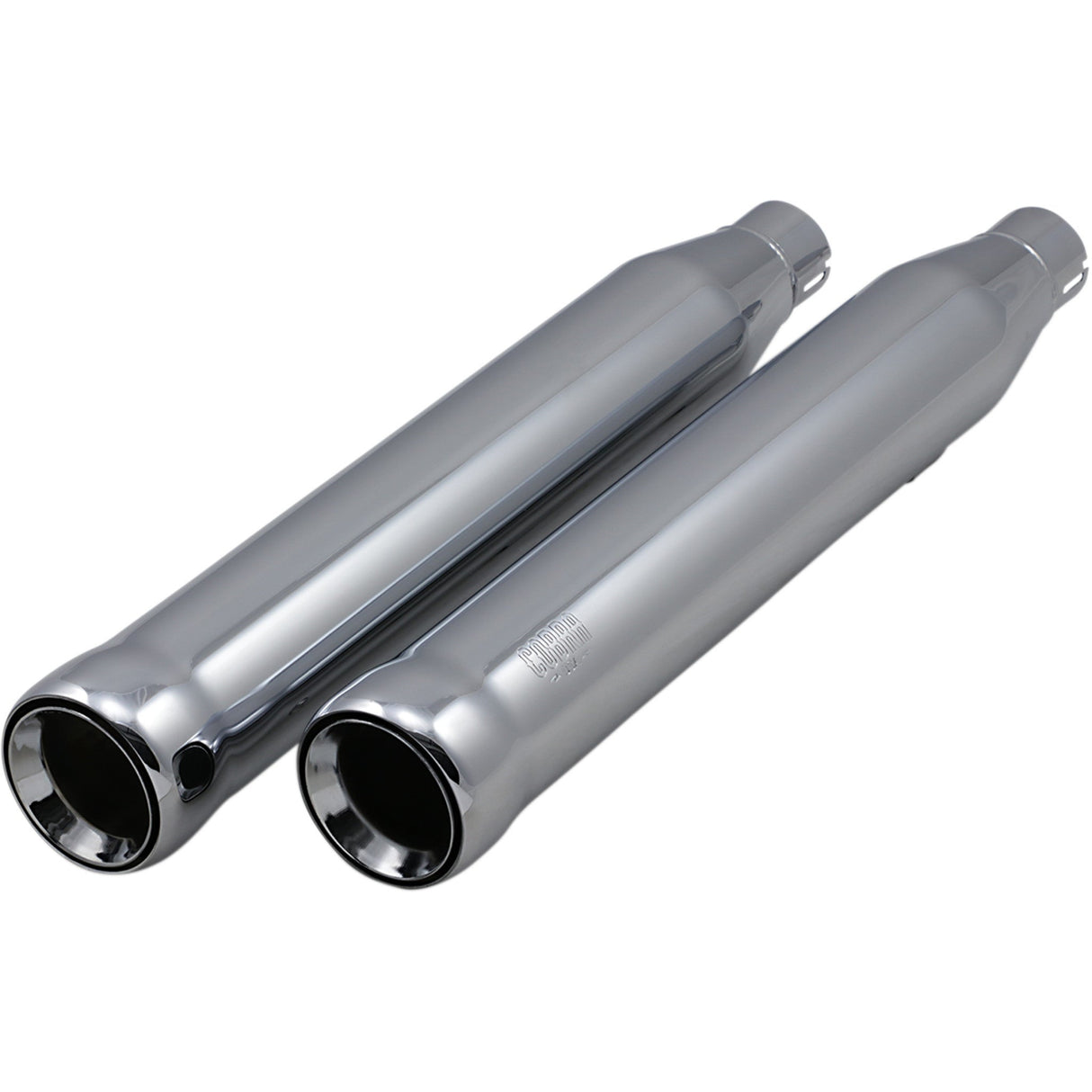 Cobra Neighbor Hater Slip-On Mufflers 3" Chrome - 6043 For Harley Softail 2007-2017