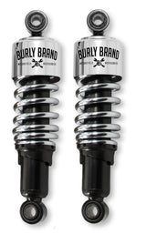 Burly Brand B28-1202 Dyna Shocks 10.5in - Chrome