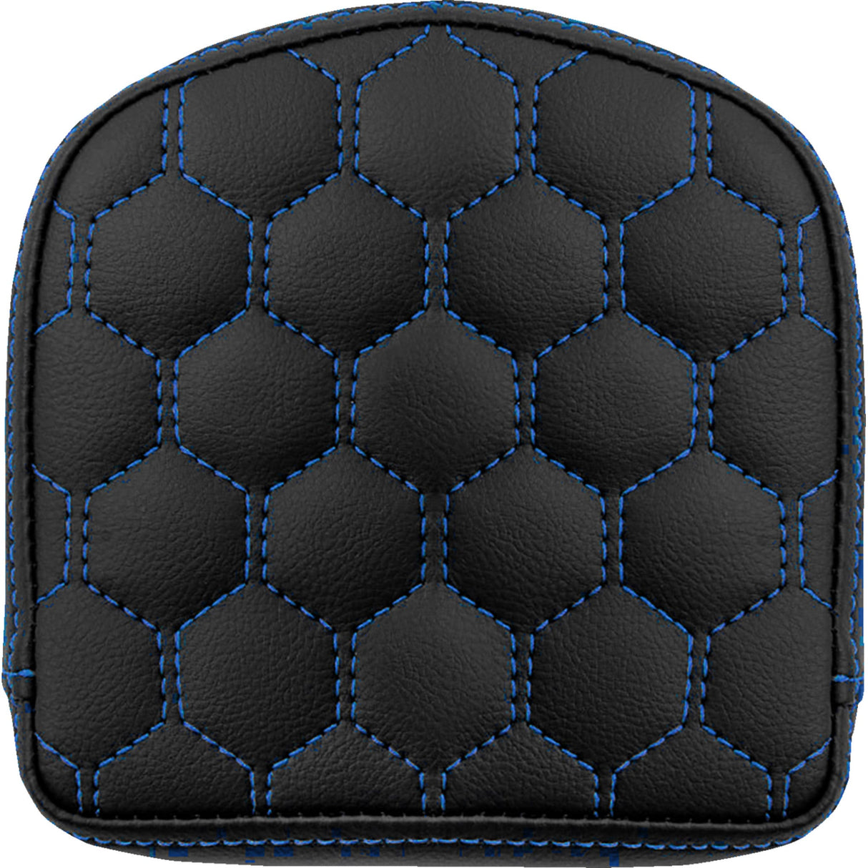 SADDLEMEN 0822-0584 040849BLU RoadSofa™ Sissy Bar Pad - Honeycomb - Blue Stitching