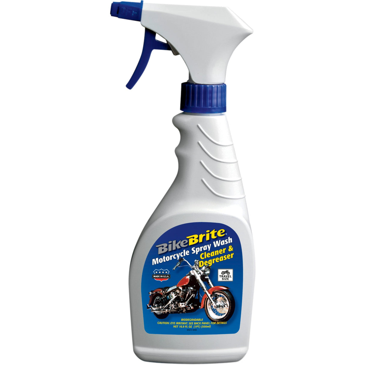 BIKE BRITE 3704-0136 MC44TR Spray Wash Cleaner and Degreaser Spray Wash - 16.9 US fl oz. - Travel Size - Spray Bottle