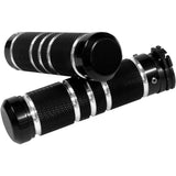 ACCUTRONIX 0630-1458 GR100-KGN Knurled Grooved Custom Grips Grips - Knurled - Grooved - Black
