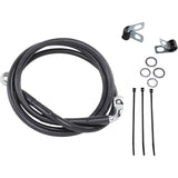 DRAG SPECIALTIES Brake Line Kit Front - Black