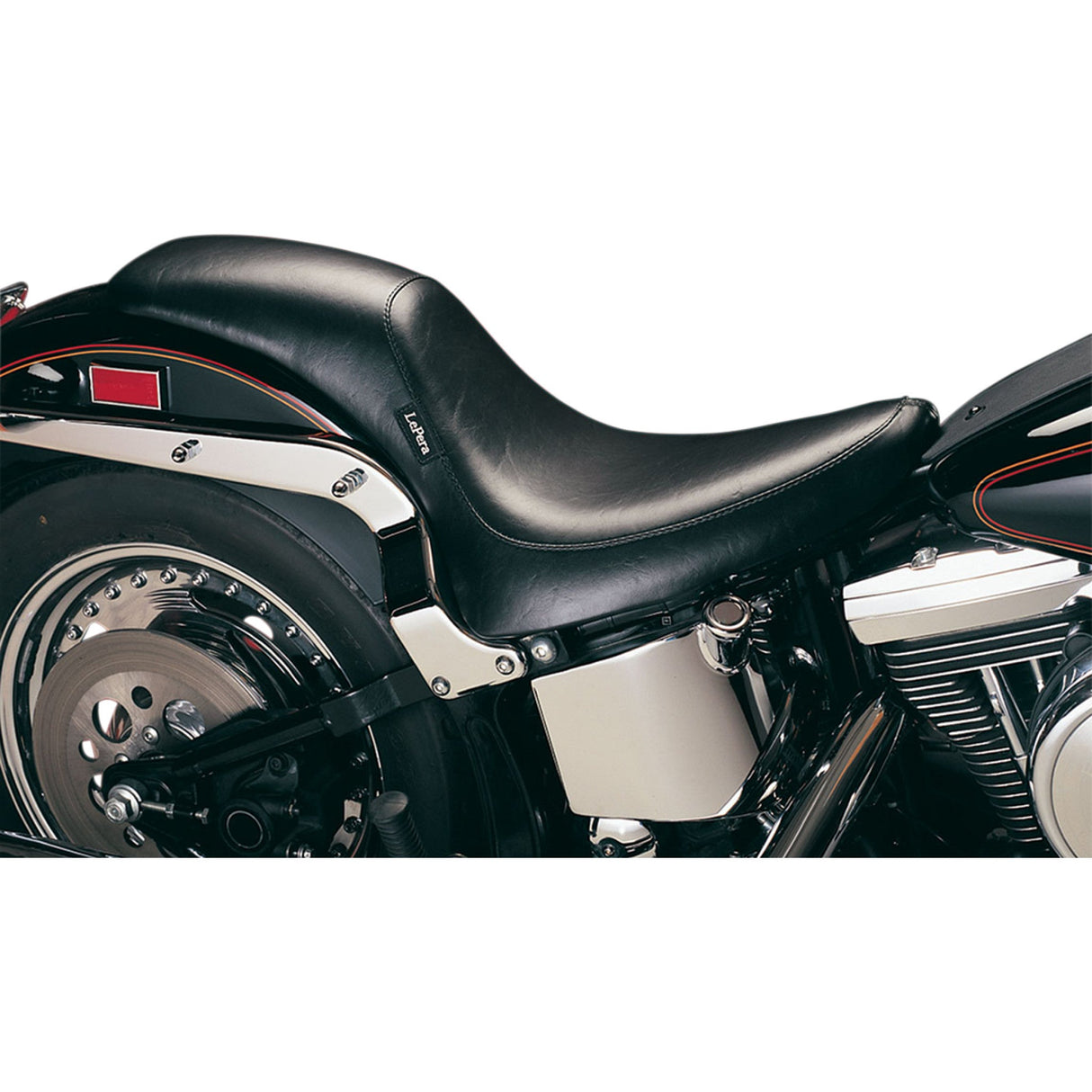 LePera Full Length Silhouette 2-Up Seat - LX-860 For Harley Softail 2000-2017