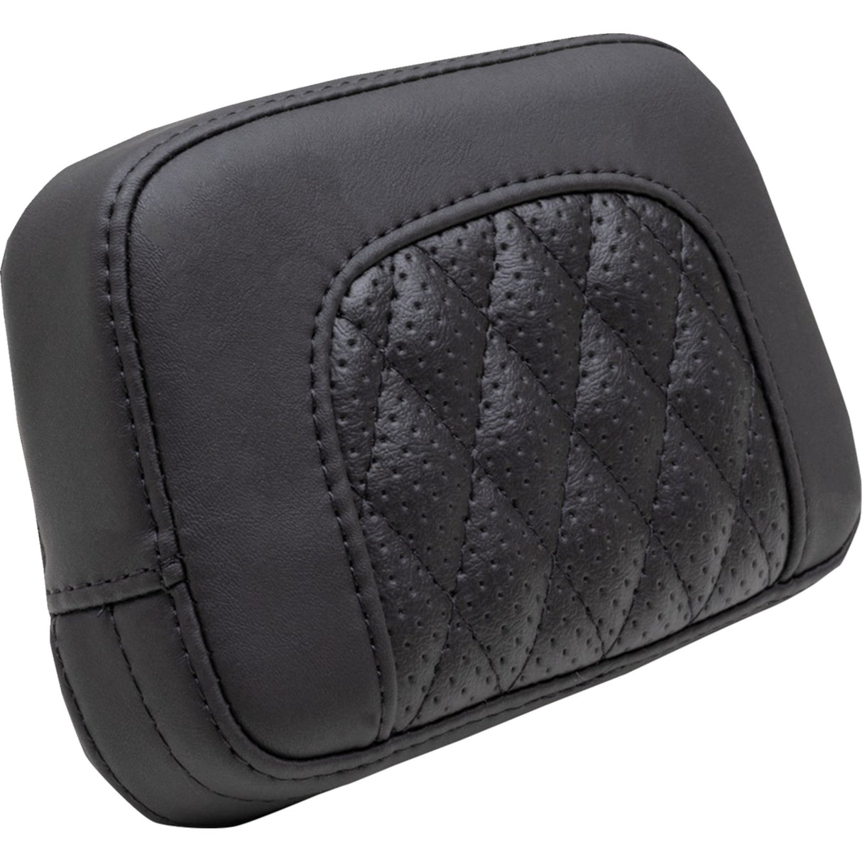 MUSTANG 0822-0523 88206 Squareback Sissy Bar Pad black - diamond stitch - chief '22-'23
