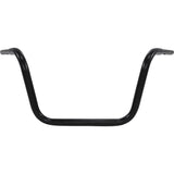 LA CHOPPERS 0601-1483 LA-7312-12B Hefty 1-1/4" Handlebar — Hefty/Ape Hanger Handlebar - Ape Hanger - 12" - Black
