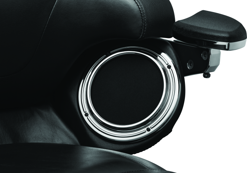 Kuryakyn 7377 Corona Speaker Grills Chrome