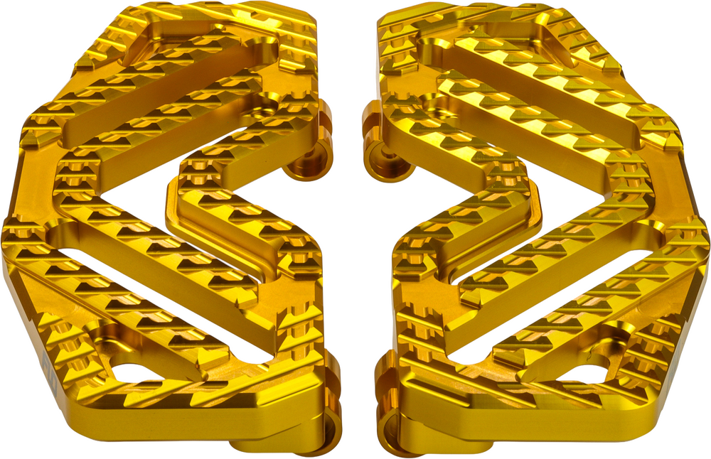 Flo Motorsports Savage Floorboards Gold - V-800V5GLD