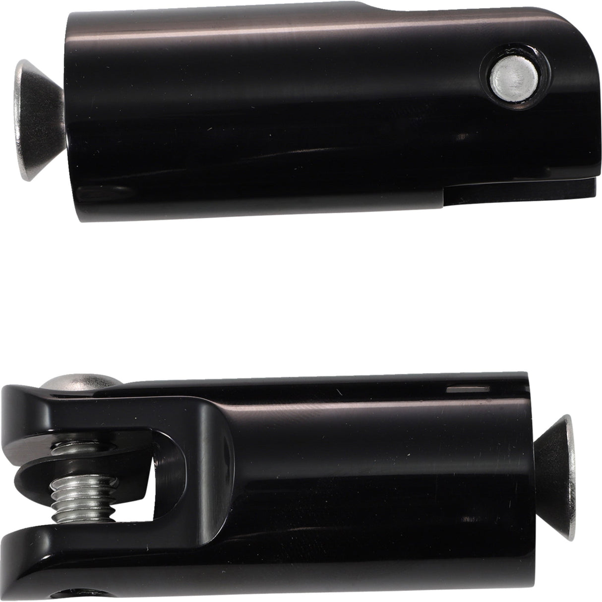 ACCUTRONIX 1620-1243 FPMT200-B Footpeg Mounts front  - black