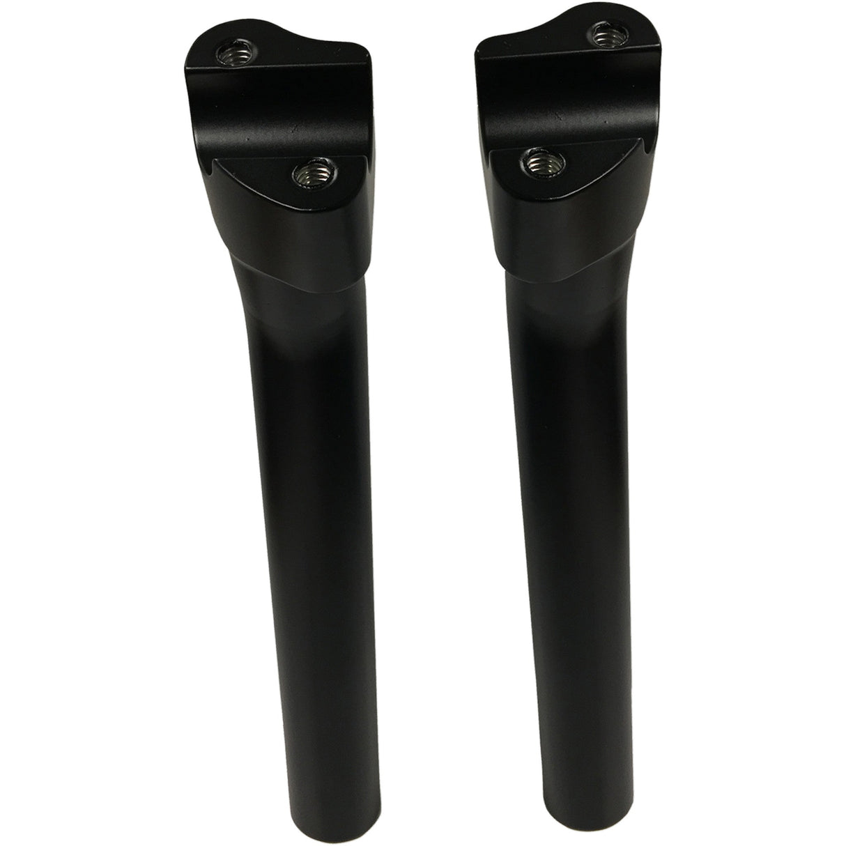 DRAG SPECIALTIES 0602-0810 Buffalo Billet Aluminum Handlebar Risers 9-1/2" - flat black