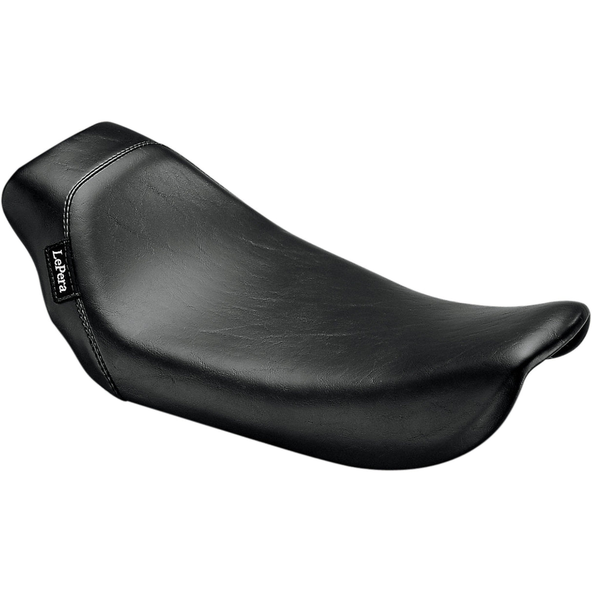 LePera Bare Bones Solo Seat Smooth Black - LN-003 For Harley Dyna Wide Glide 1996-2003
