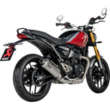 Akrapovic Slip-On Line Muffler - S-T4SO1-HDT Triumph Scrambler 400 / Speed 400 2024-2025