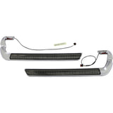 CUSTOM DYNAMICS 2040-2884 CD-SB-SIDE-SC Lower Saddlebag Side Marker LED Lights - Smoke - Chrome