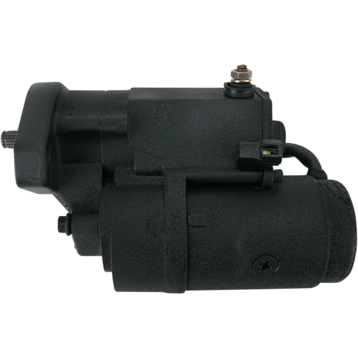 Terry Components 2.0 KW Starter Motor Black Wrinkle - 773594 For Harley Motorcycles 1994-2006