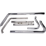 COBRA 1800-0413 6851 Speedster Slashdown Exhaust System - Chrome - Softail