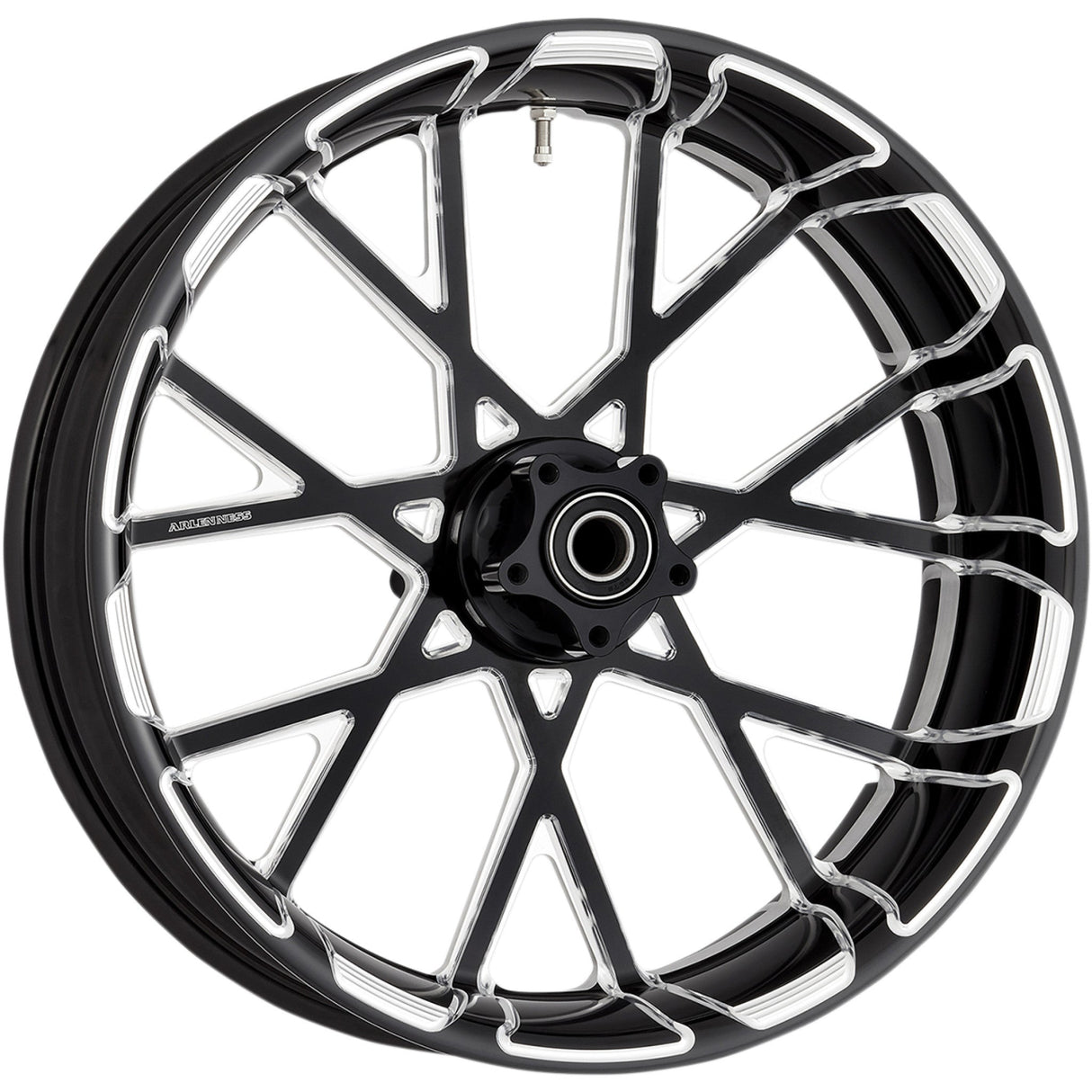 Arlen Ness Procross Forged Aluminum Wheel Procross Rear Single Disc With ABS Black 18x5.5 - 10101-203-6501 For Harley Touring 2008-2026