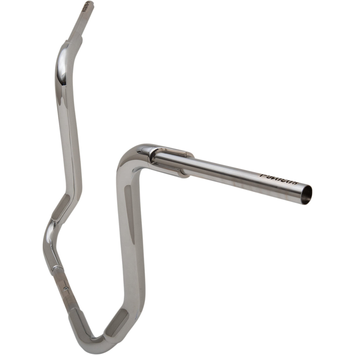 FAT Baggers INC. 1-1/2" EZ Install Rounded Top Handlebar 16" Chrome - 803016 For Harley Touring 2014-2020