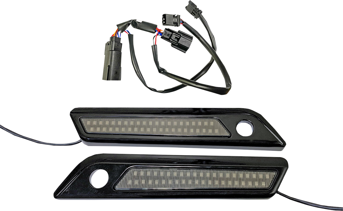 Saddlebag Latch Dual Color Accent Lights