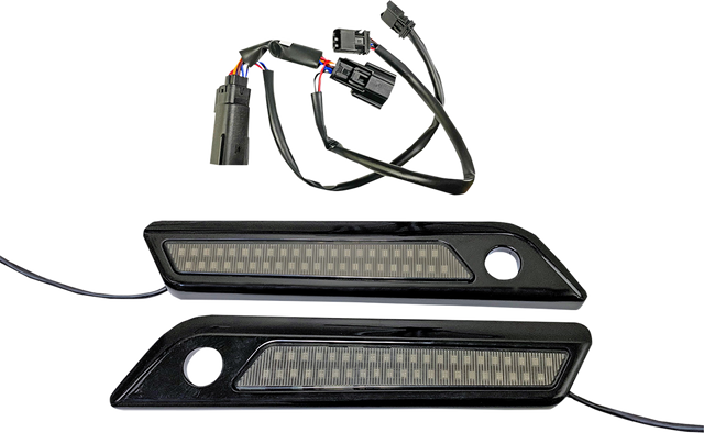 Saddlebag Latch Dual Color Accent Lights