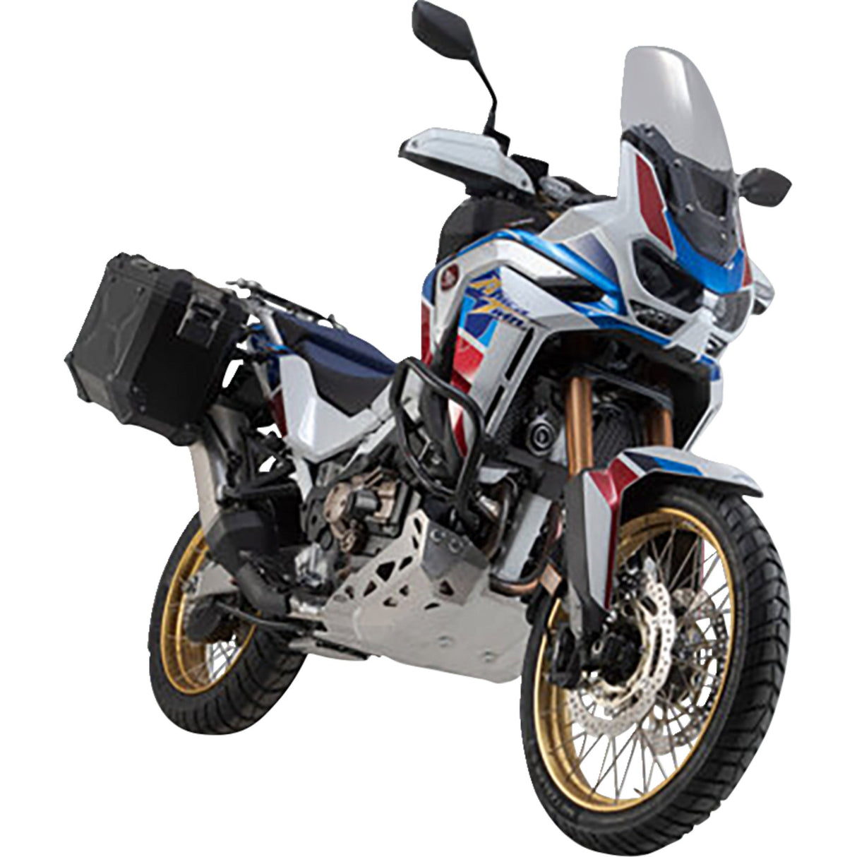 SW-MOTECH 3580-0458 KFT.01.942.70001/B TRAX ADV Aluminum Case System black - honda africa twin '19-'24