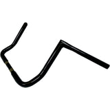 LA Choppers 1-1/4" Twin Peaks Touring Handlebar 12" Black - LA-7361-12B For Harley Touring 1996-2022
