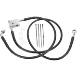 Drag Specialties Stainless Steel Brake Line Kit Rear Black For Harley Softail 2000-2003