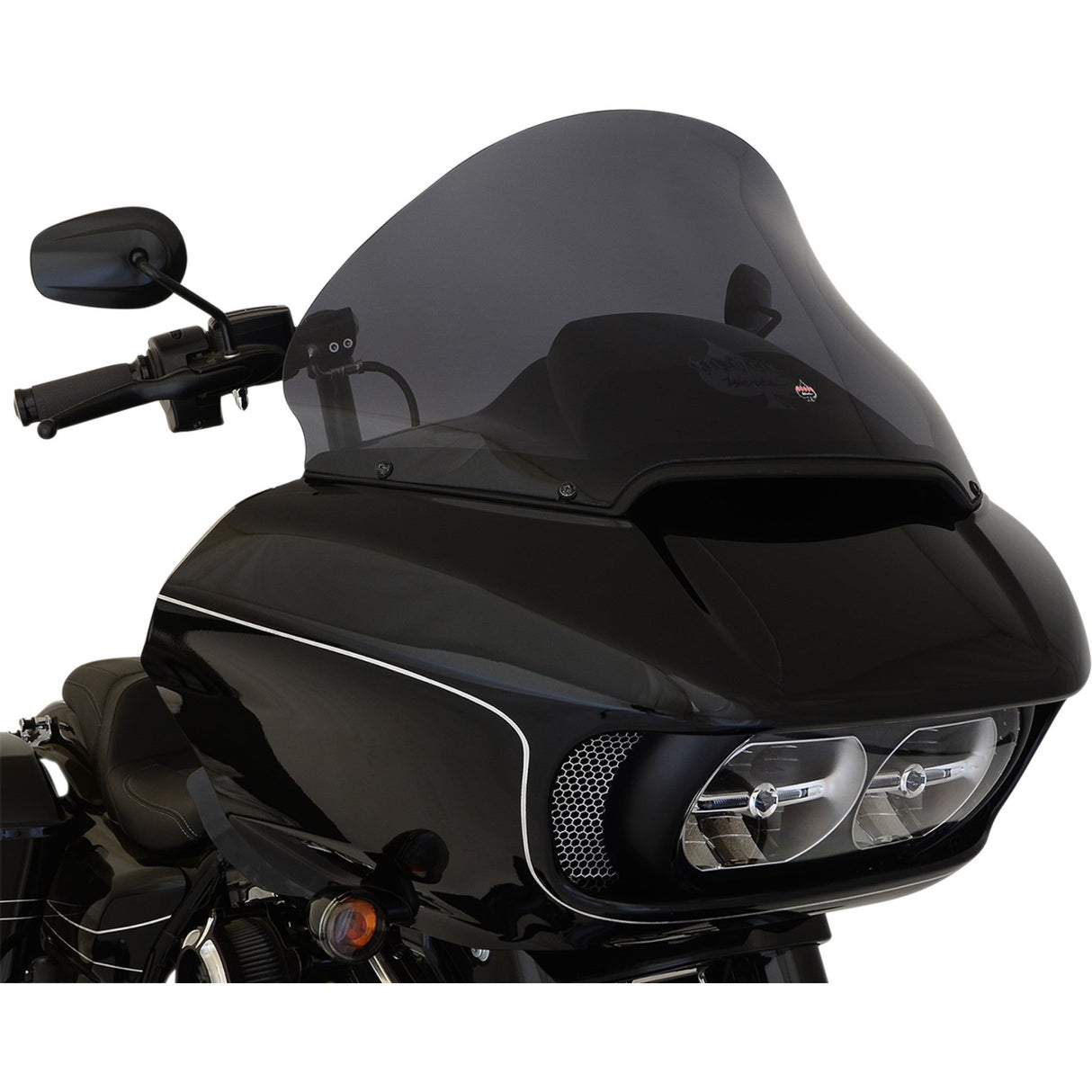 Klock Werks Pro-Touring Flare® Windshield 15" Dark Smoke - KWW-01-0315 For Harley Road Glide 2015-2025
