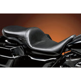 LePera Maverick Seat Without Backrest Smooth Black - LK-957S For Harley Touring 2008-2023