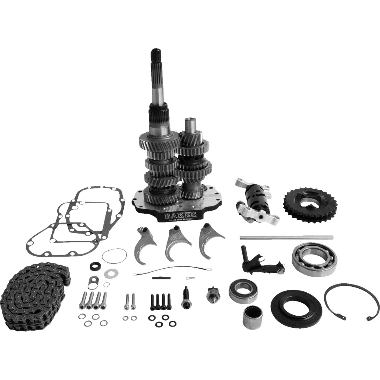 BAKER DRIVETRAIN 1103-0052 DD6-411-03 Direct Drive 6-Speed Gear Set Direct Drive Gear Set - 6-Speed - Black