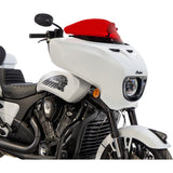 Klock Werks Kolor Flare® Windshield 9" Red Chieftain PowerPlus Roadmaster PowerPlus - KWW-04-0651 For Indian Chieftain / Roadmaster 2025-2026