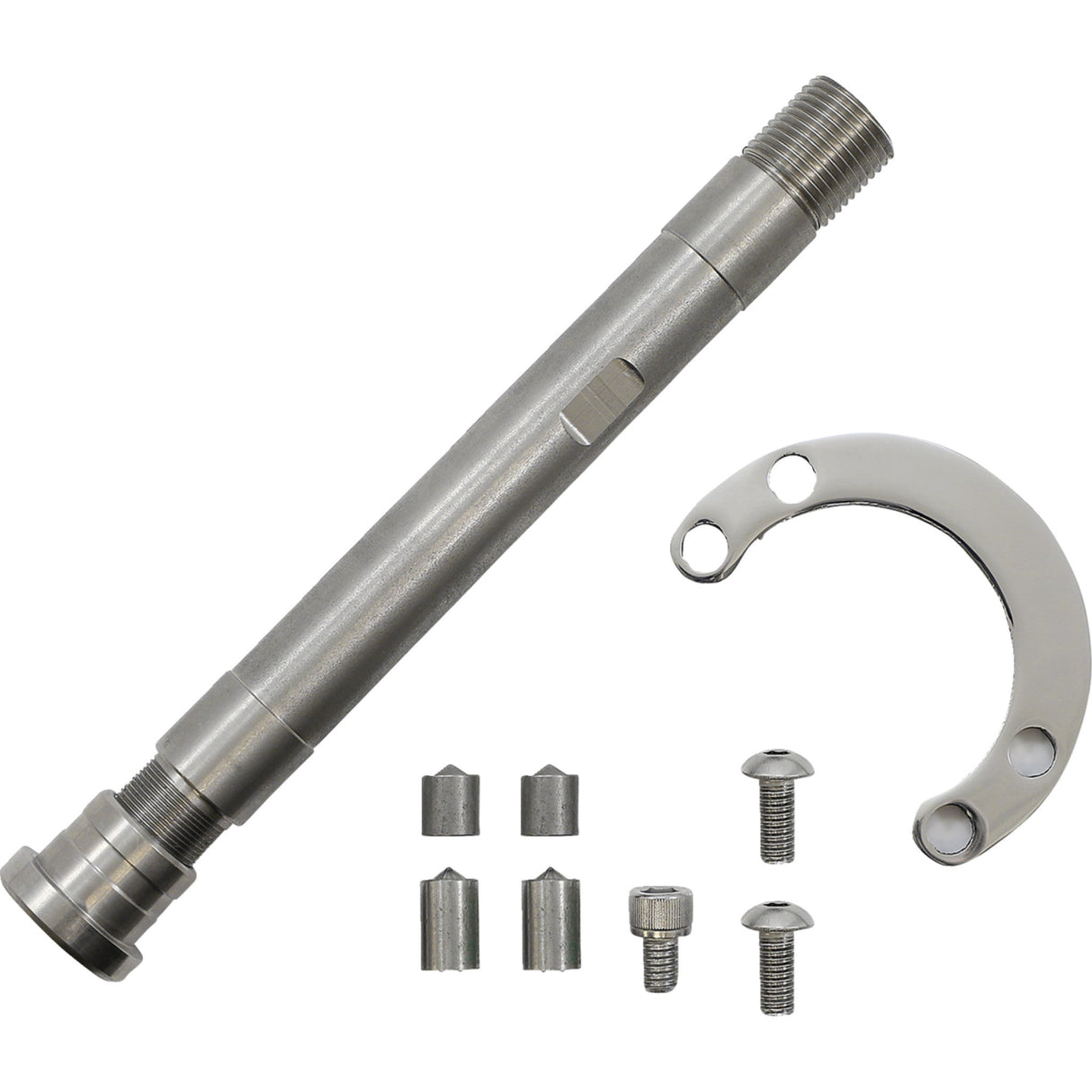 Accutronix 41 Mm Raked Triple Tree Chrome Raked 7° Elite Smooth - TWR741-ESC For Harley Softail / Wide 1984-2010