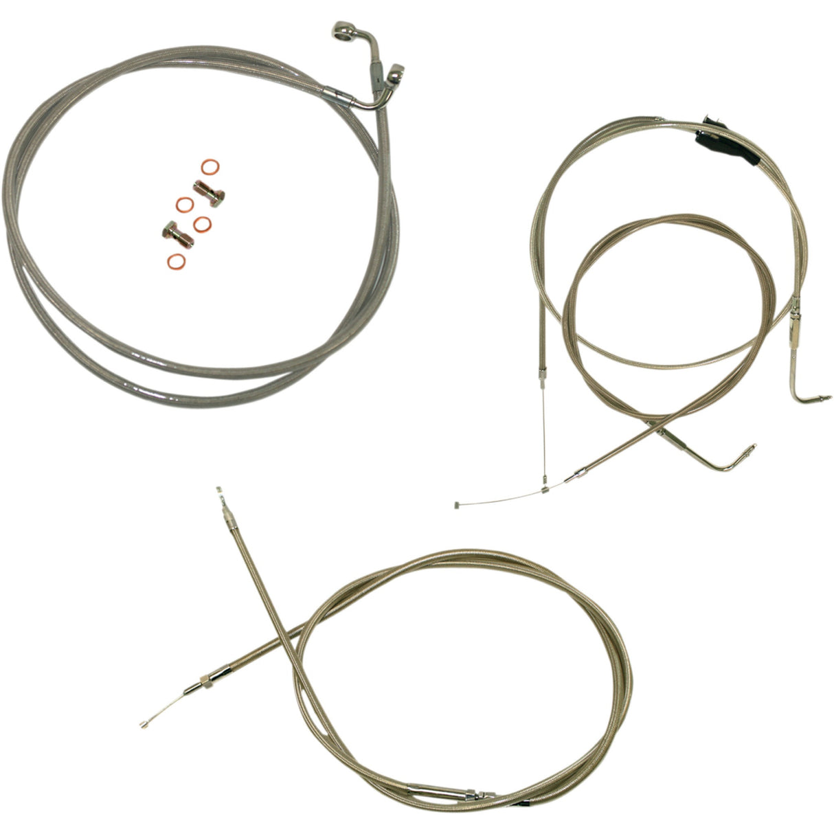 La Choppers Standard Cable Kit - LA-8005KT-08 For Harley Touring 1996-2007