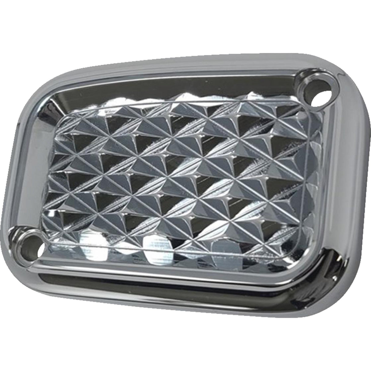 Covingtons Master Cylinder Cover Brake Front Diamondback Chrome - C3076-C For Harley Touring 2013-2023