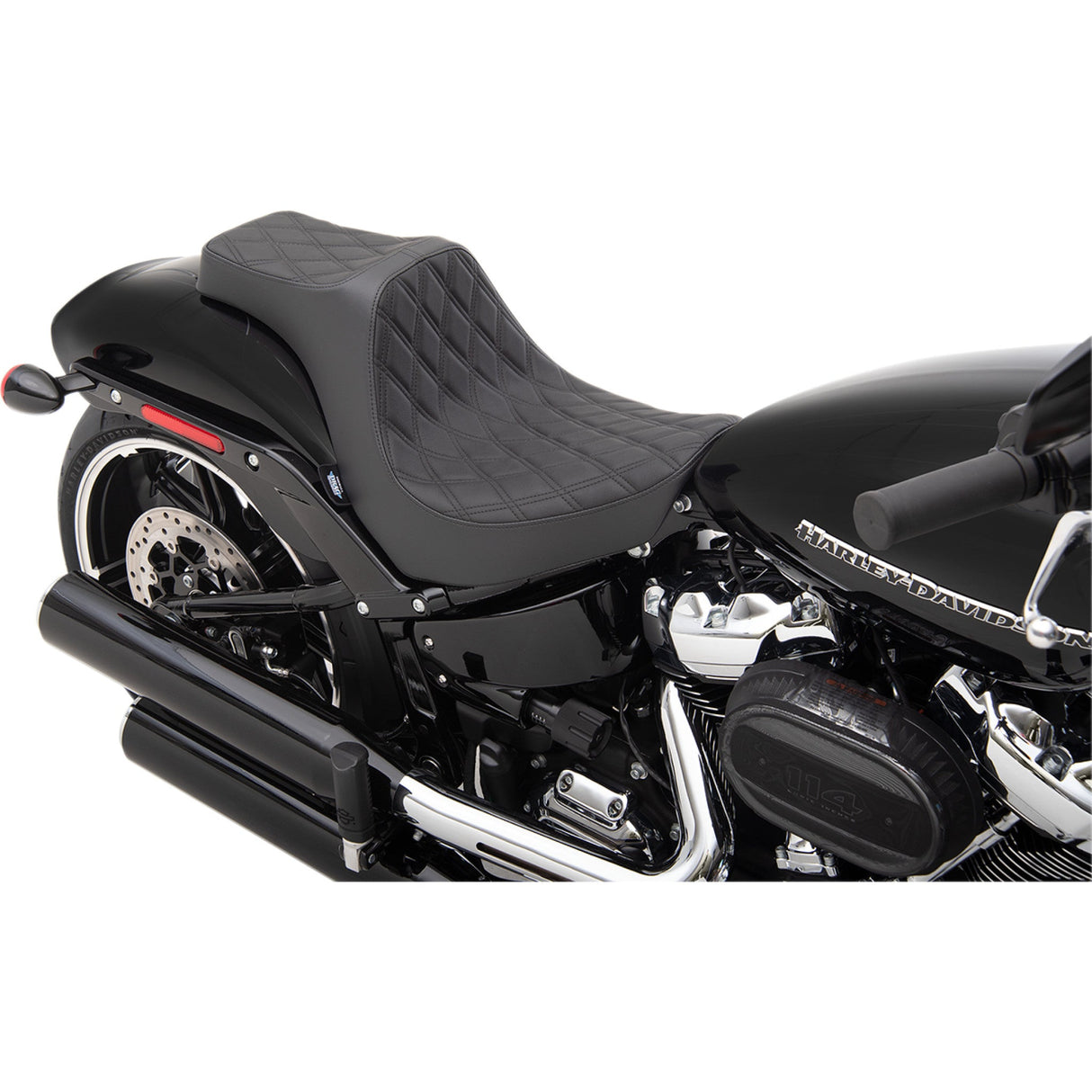 Drag Specialties Predator Seat - 0802-1267 For Harley Softail 2018-2020