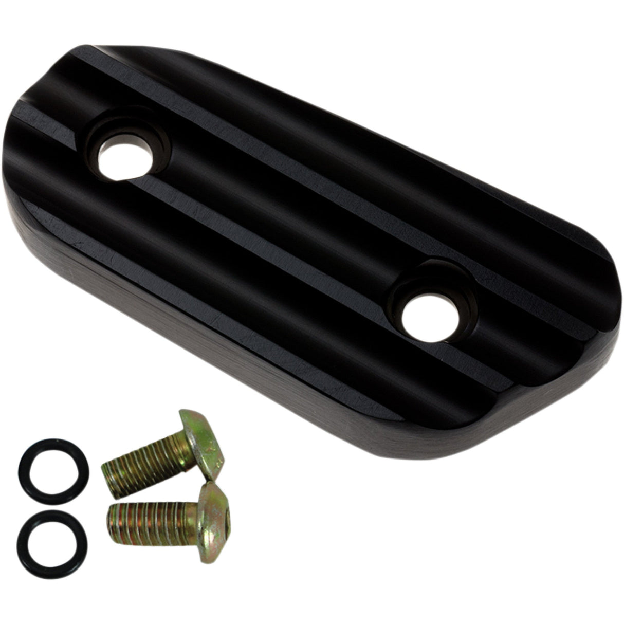Joker Machine Inspection Cover For Sportster Finned Black - 10-664-1 For Harley Sportster 2004-2019