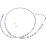 Magnum Shielding Designer Series ABS-Specific Mid Brake Line Kit ABS Polished Stainless - 57011 For Harley Touring 2008-2013