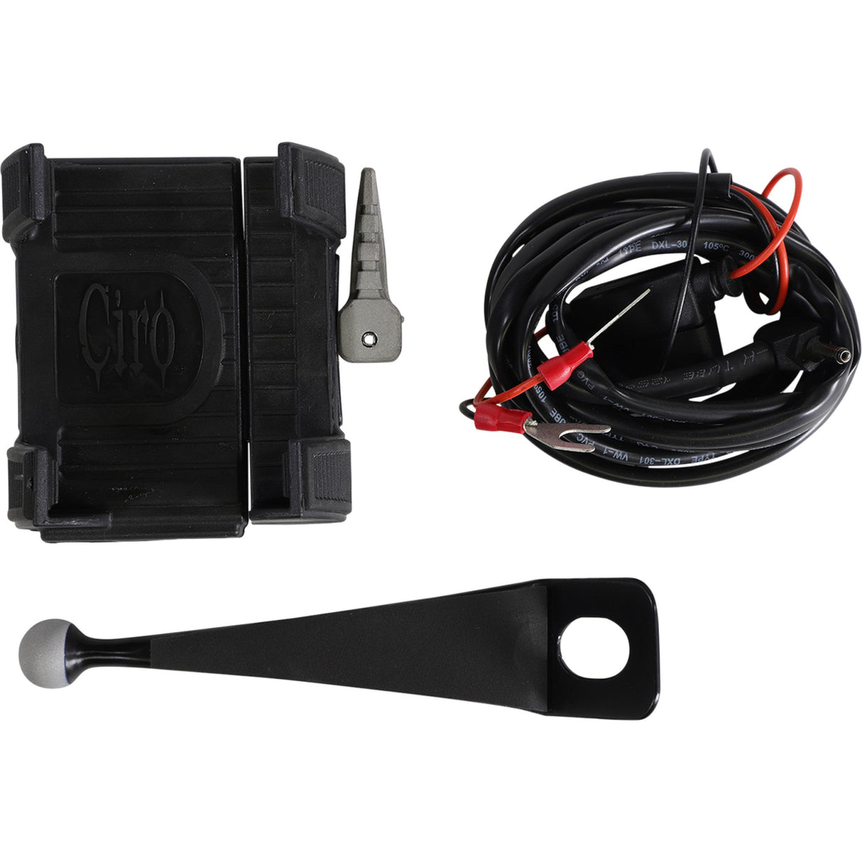 Ciro Smartphone GPS Holder With Charger Fairing Mount - 50217 For Harley Touring 2006-2026