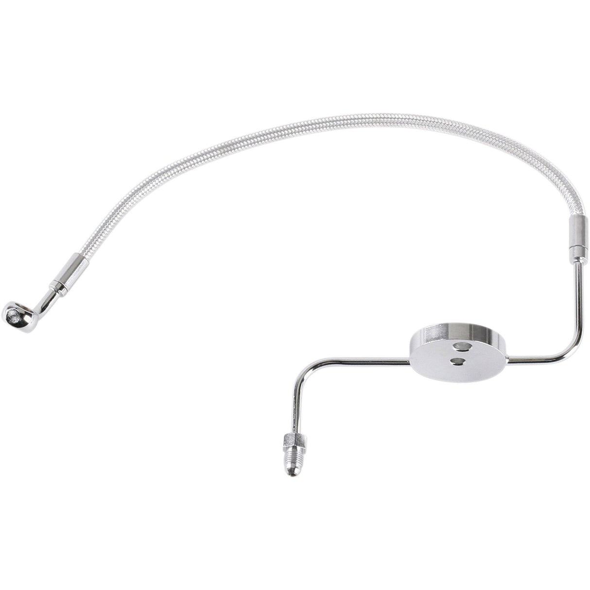 Magnum Shielding Designer Series Front Lower Brake Line Kit Sterling Chromite II - 37006 For Harley Sportster 1992-2013