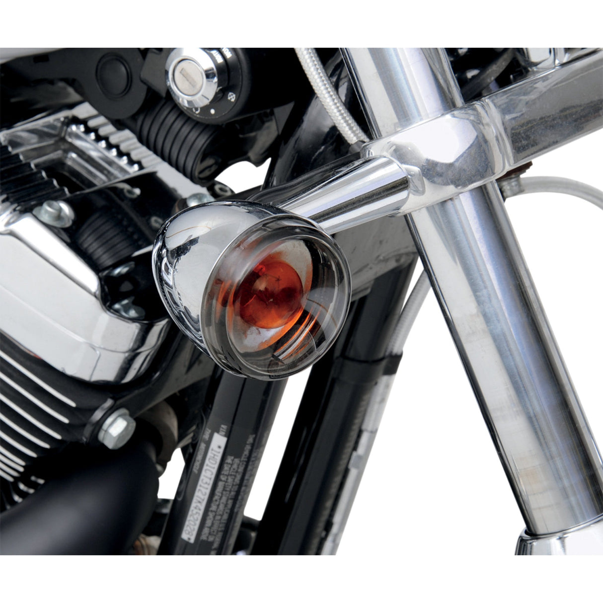 Drag Specialties Smoked Turn Signal Lens Kits For Harley Motorcycles 1999-2023