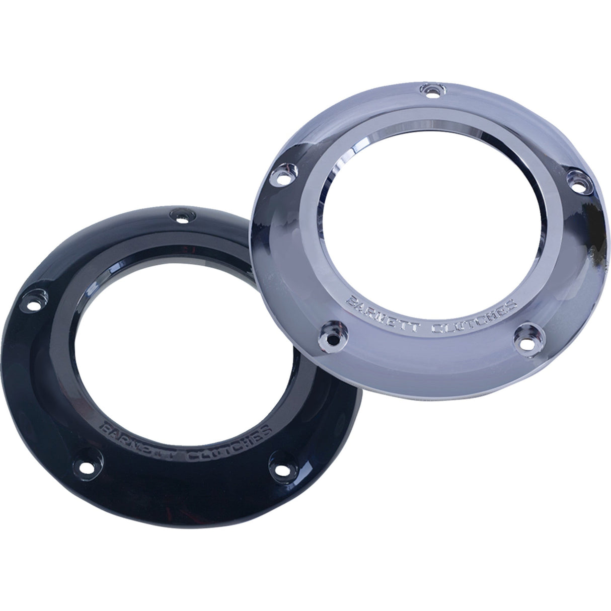 BARNETT 1107-0732 343-30-43018 Derby Cover - Clear Chrome - M8 Softail
