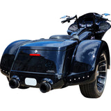 PAUL YAFFE BAGGER NATION 1401-1042 FPSFK-N-NO-5TB-B Pro Street Trike Rear Fender Kits - Black Plate Frame - No Outlet